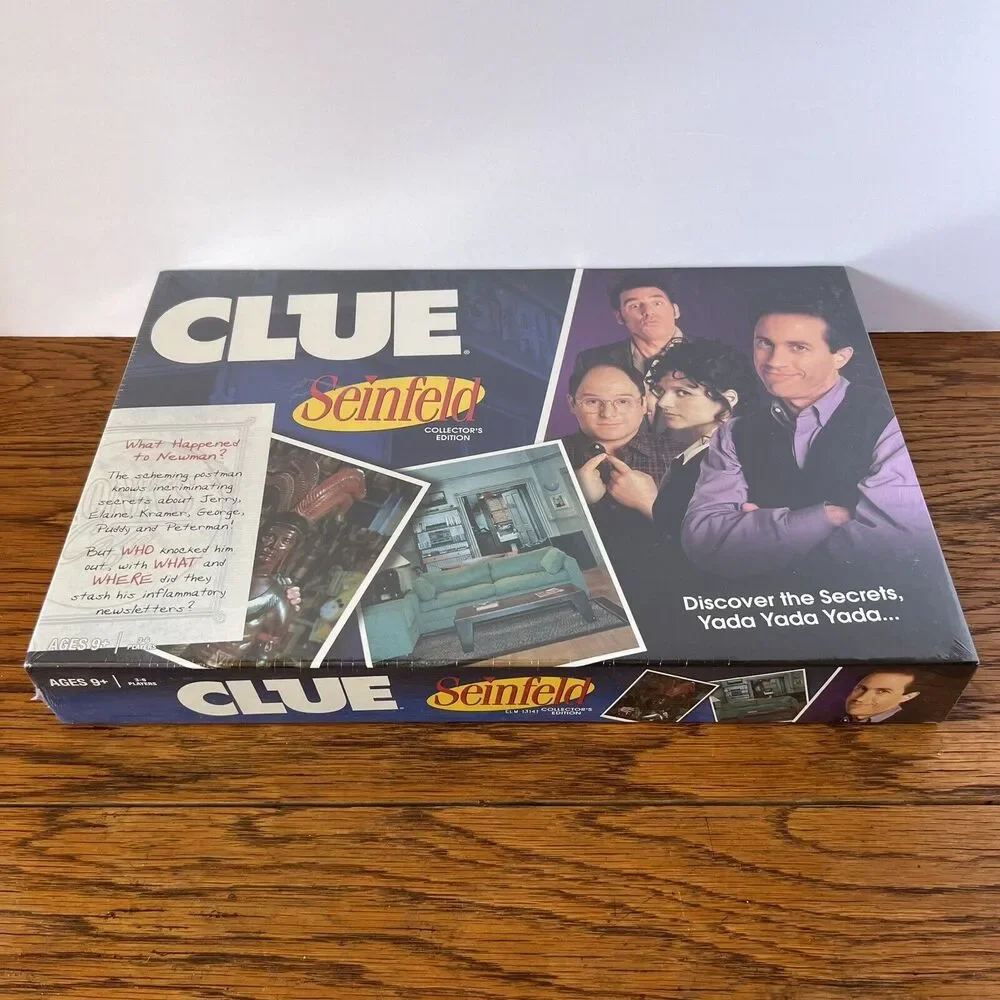 Clue Seinfeld Board Game Collectors Edition Factory Sealed New‎ Fun Game Sale